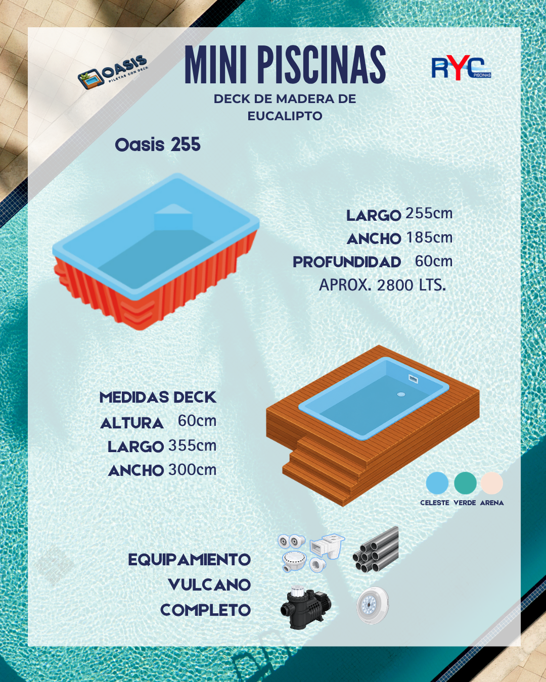 Modelo Oasis 255